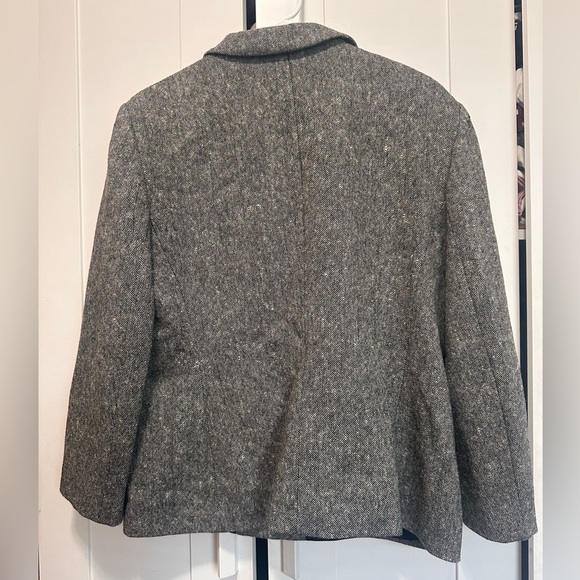 Jaeger Women's Gray Wool Blazer size 14 - Picture 4 of 14